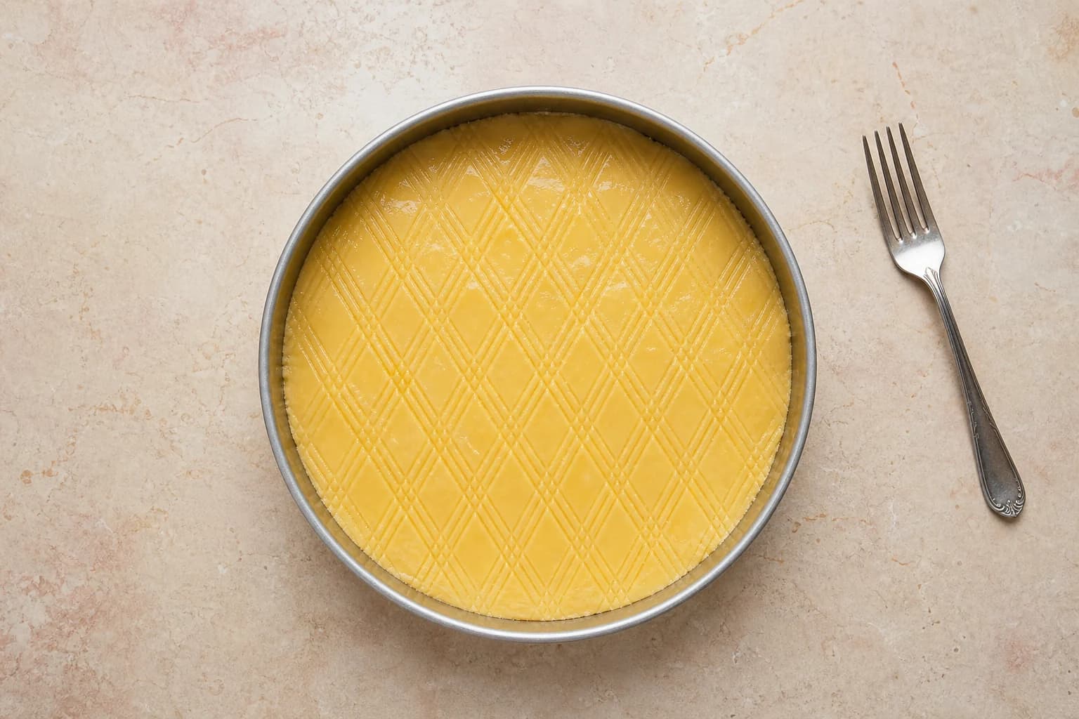 Boterkoek maken deeg patroon